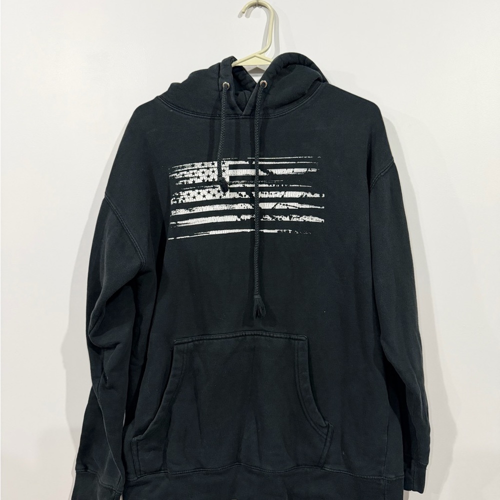 Black Graphic Hoodie